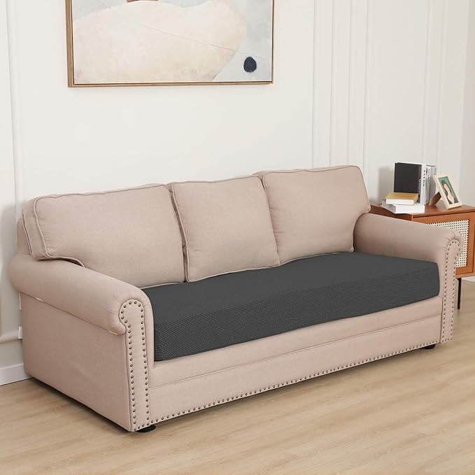 Easy-Going Stretch 1 Piece Couch Cushion Cover - Image 2