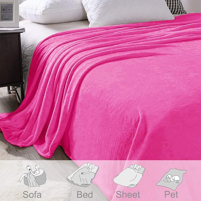 Exclusivo Mezcla Soft Large Fleece Throw Blanket - Image 4