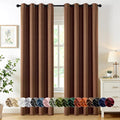 MIULEE Blackout Curtains for Bedroom 2 Panels 50 x 84 Inch Long Mocha Brown | by MIULEE
