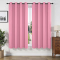 Joydeco Blackout Curtains 63 Inchs Long 42 Wide Black Out Curtains 2 Panels by JOYDECO