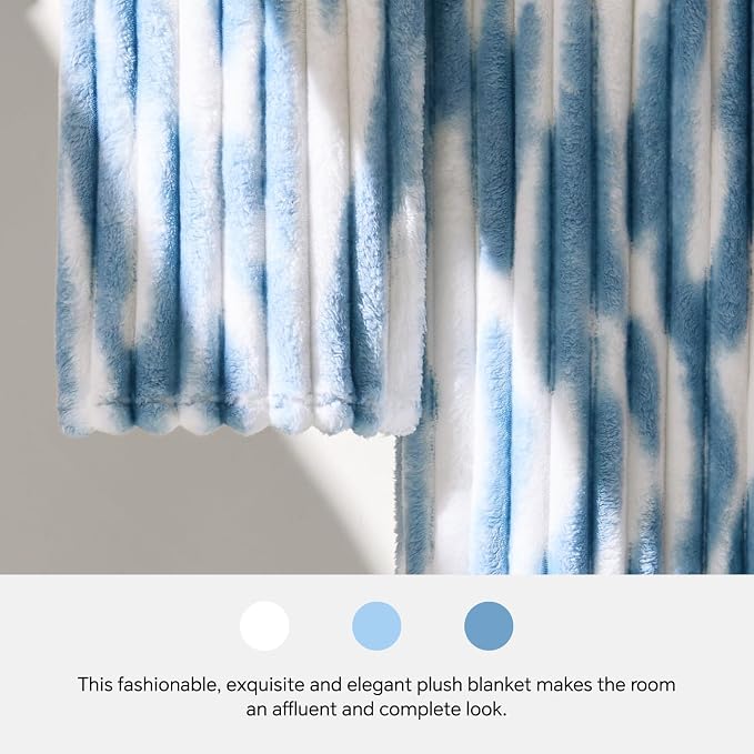BEDELITE Striped Fleece Throw Blanket, Soft Cozy, Lightweight Warm, - Image 3