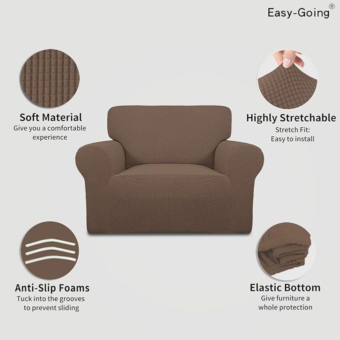 Easy-Going Stretch Oversized Chair Slipcover - Image 3