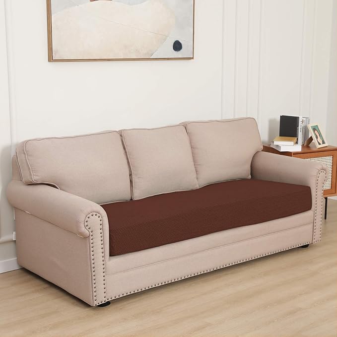 Easy-Going Stretch 1 Piece Couch Cushion Cover - Image 2