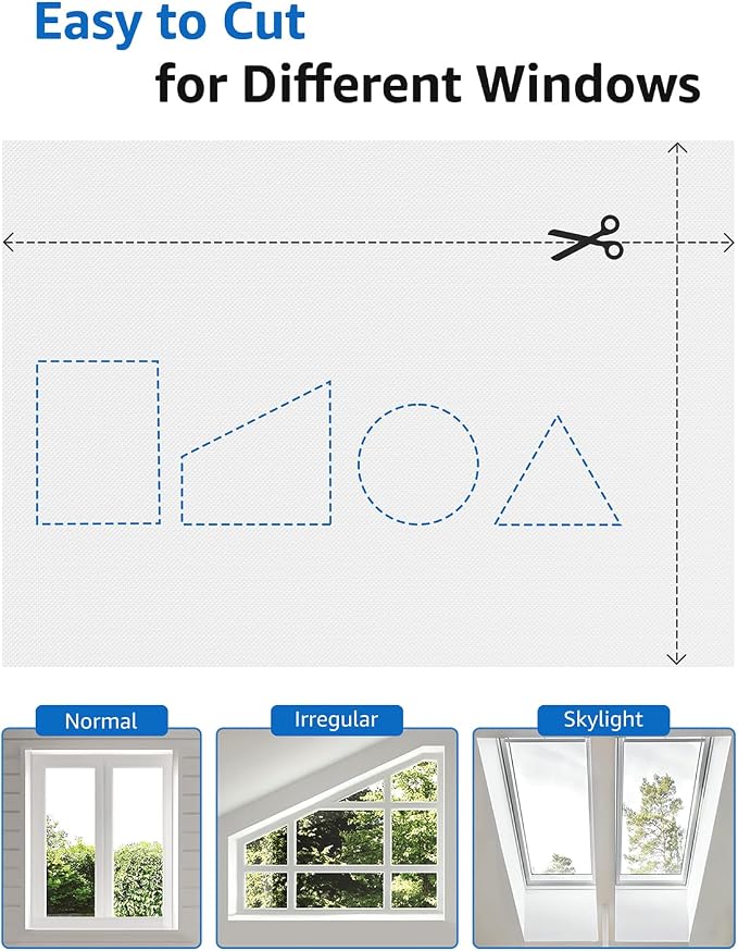 Blackout Curtains 75"x60" Portable No Drill Black Out Window Cover | 100% - Image 4