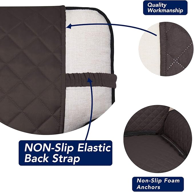 PureFit Reversible Quilted Sofa Cover Dog Couch Covers - Image 3