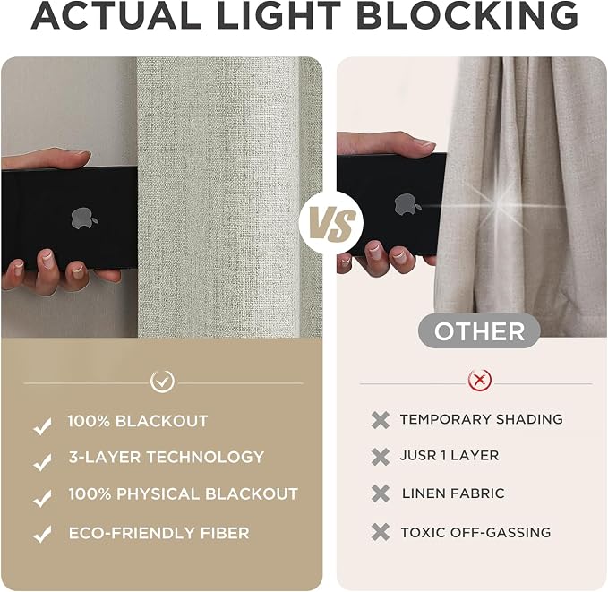Joydeco Blackout Curtains for Bedroom - Image 5
