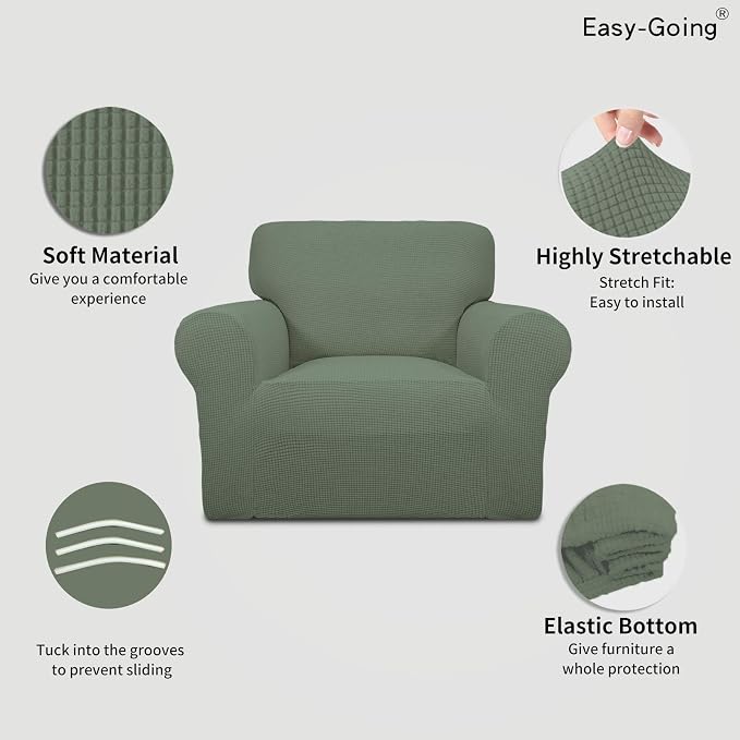 Easy-Going Stretch Chair Slipcover - Image 3