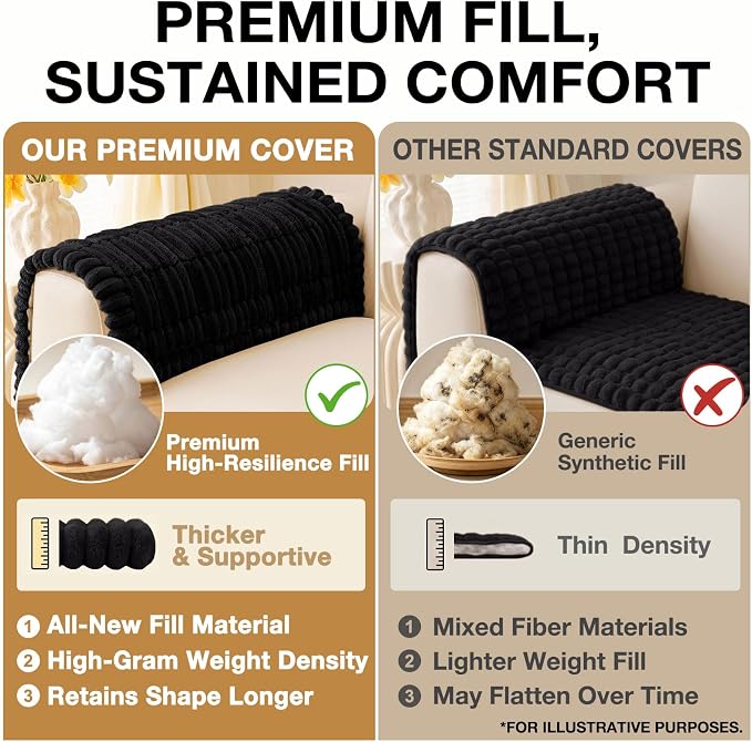 Couch Cover for Dogs, Washable Non Slip Plush Flannel Sofa Protector | Thick - Image 10