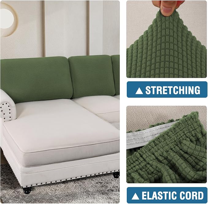 H.VERSAILTEX Backrest Cushion Covers Sectional Couch Back Cushion Covers - Image 6