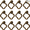 Cupboard Knobs Cabinet Knobs Drawer knobs, Zinc Alloy Gold Knobs for Dresser, Cupboard Knobs for Kitchen, Bathroom (Style E-12)