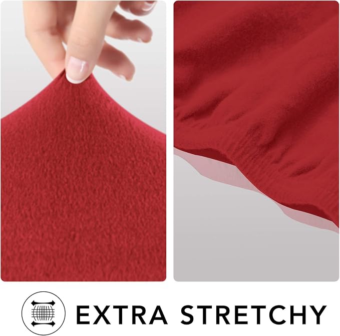 PureFit Stretc Recliner Chair Covers Fleece Soft Couch Covers - Image 4
