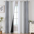 Grey and Greyish White Ombre Blackout Curtains by ESTELARTEXTILER