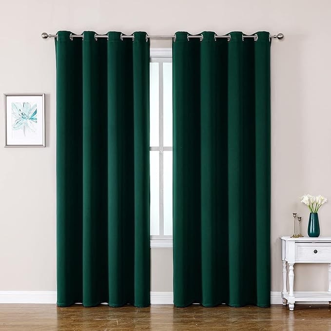 ChrisDowa Blackout Curtains for Bedroom and Living Room 80 Inches Long | 2 by ChrisDowa