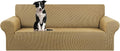 Stretch Oversized Couch Covers for Sofa Slipcover, Tan | 1-Piece Washable Sofa by KEKUOU