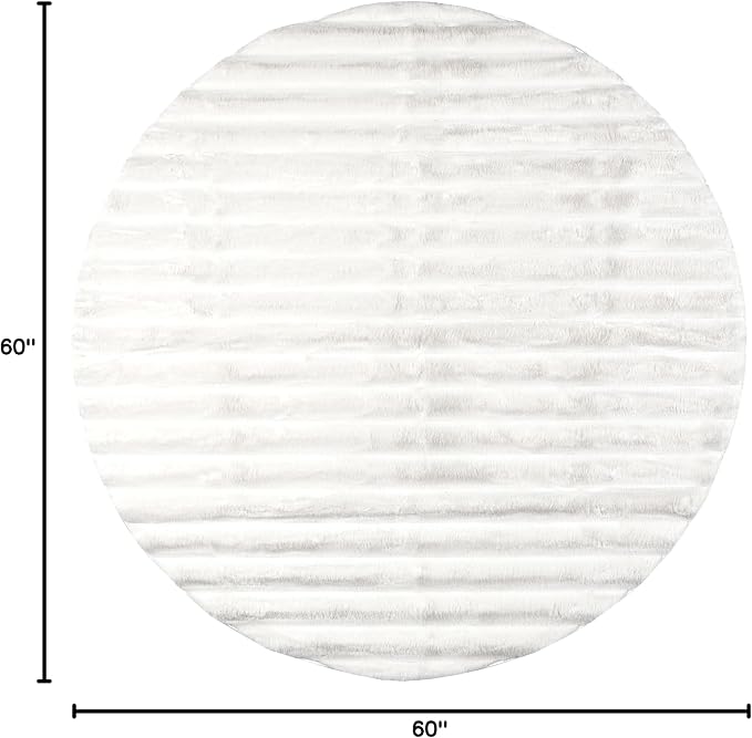nuLOOM Kai Off White Striped Washable Area Rug, Off White - Image 2