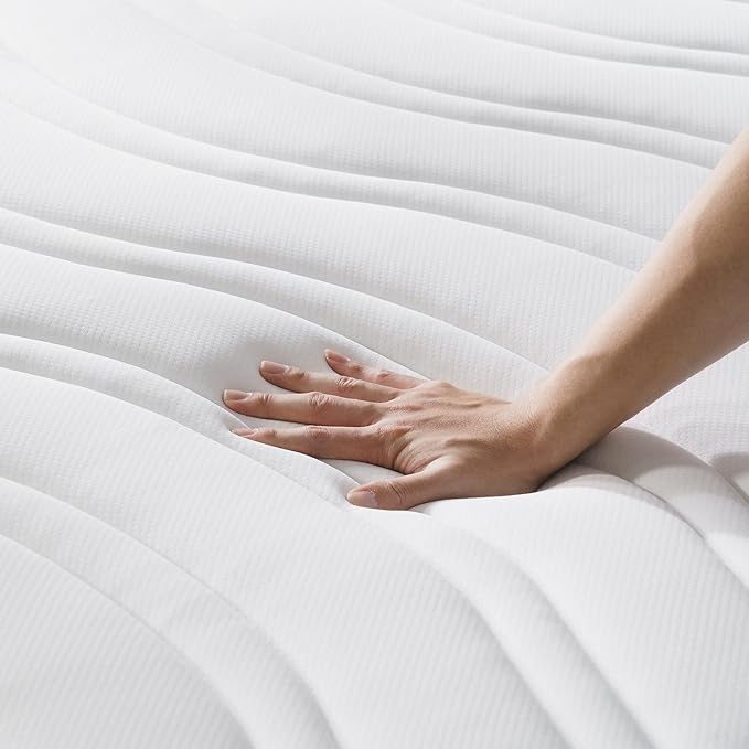 ZINUS 8 Inch Spring Sensation Hybrid Mattress [New Version], Medium Firm Feel, Fiberglass Free, Youth and Guest Bedroom, Mattress in A Box, Twin
