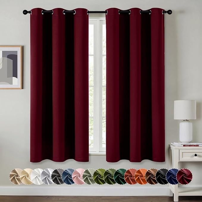 MIULEE Christmas Blackout Curtains by MIULEE