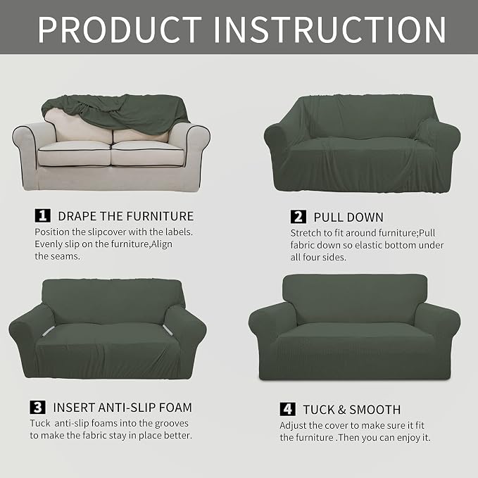 Easy-Going Stretch Chair Slipcover - Image 5