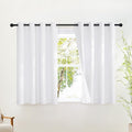 NICETOWN Cafe Curtains 100% Blackout Window Treatments, Grommet Thermal Drapes by NICETOWN