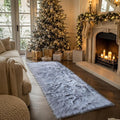 EasyJoy Faux Sheepskin Rug, Fluffy Faux Fur Rug, Ultra Soft Shag Area Rug by EasyJoy
