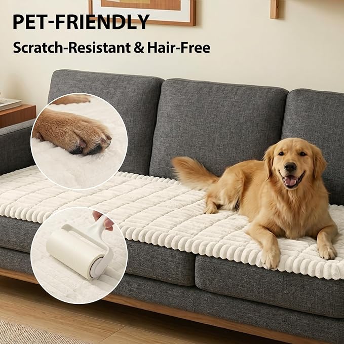 Fixwal Waterproof Flannel Dog Couch Cover, 27.6" x 47", Non-Slip Backing - Image 6