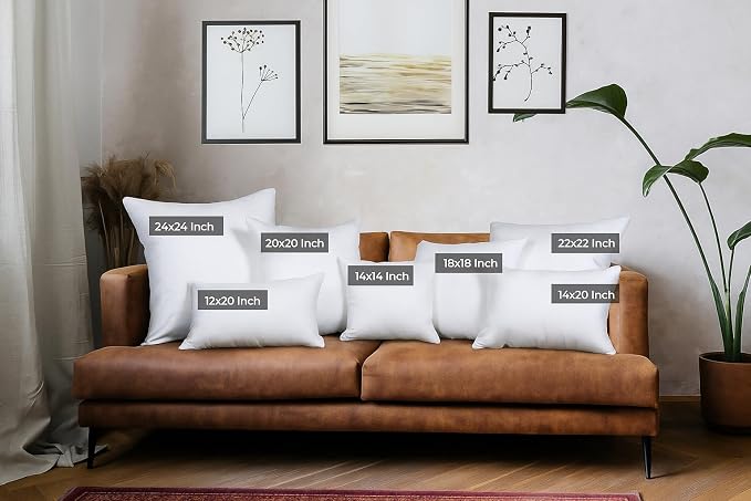 Utopia Bedding Throw Pillows, Decorative 24 Pillow Inserts - Image 2