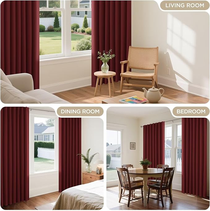 Joydeco 90 Inch Blackout Curtains - Image 7