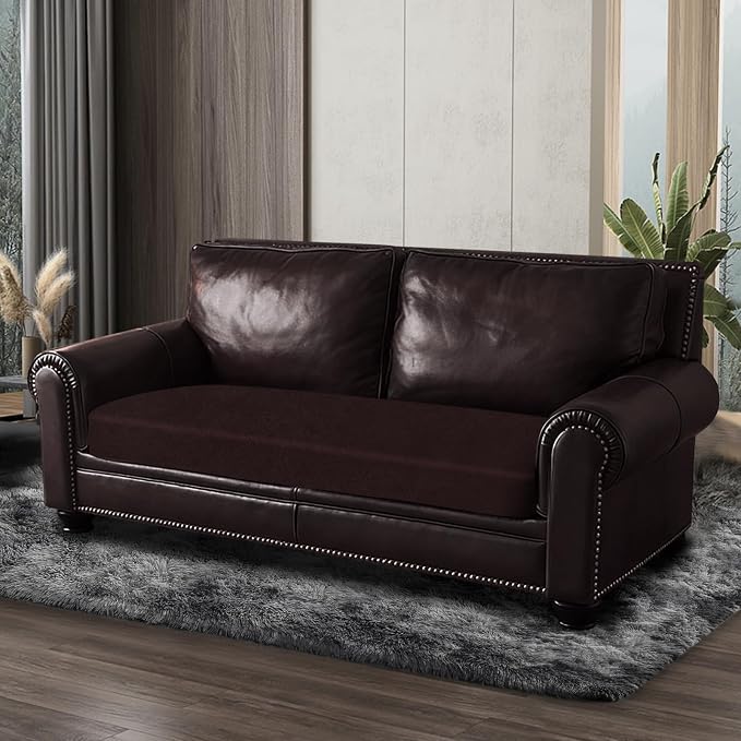 ANARACHON Leather Look Couch Cushion Covers Sofa Seat Slipcovers Sets Couches - Image 8