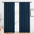 NICETOWN Window Curtains Blackout Drapes, Moroccan Blue, 1 Pair, 52 by 84-Inch by NICETOWN