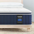 Coolvie 14 Inch King Mattress, Medium Plush Gel Memory Foam Mattress Hybrid, Double Cooling King Size in a Box Euro Top with CertiPUR-US Certified Foam, Supportive Pocket Coil for Motion Isolation