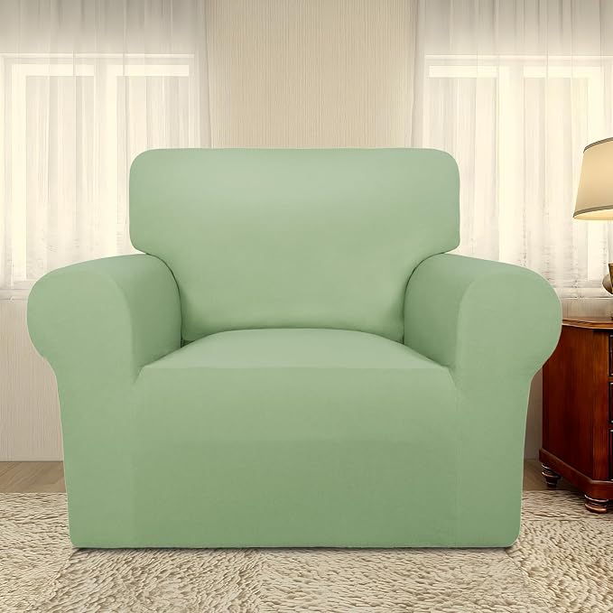 PureFit Stretch Chair Covers Fleece Couch Covers - Image 2