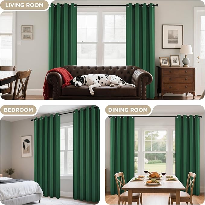 Joydeco Blackout Curtains 84 Inchs Long 42 Wide Black Out Curtains 2 Panels - Image 6