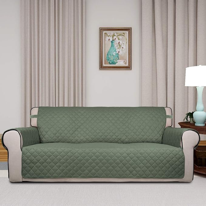 PureFit Reversible Quilted Sofa Cover Dog Couch Covers - Image 2