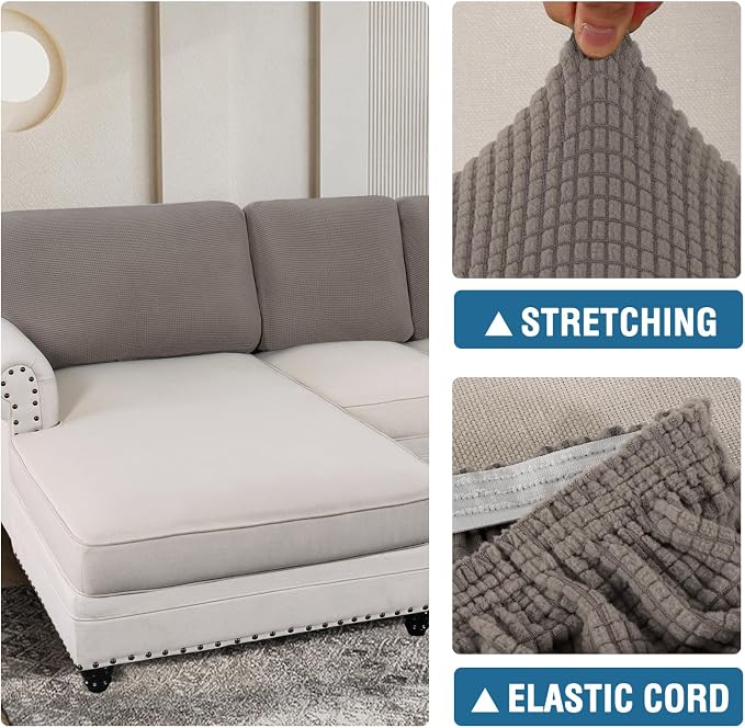 H.VERSAILTEX Backrest Cushion Covers Sectional Couch Back Cushion Covers - Image 6