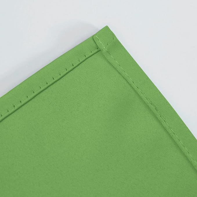 Blackout Curtains 52 x 90 Inch Long Light Green Curtains Set of 2 Panels Room - Image 7
