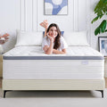 Queen Size Mattresses, 14 Inch Queen Size Mattress in a Box with Gel Memory Foam, Individually Pocketed Springs for Pressure Relief and Back Pain Relief - Plush