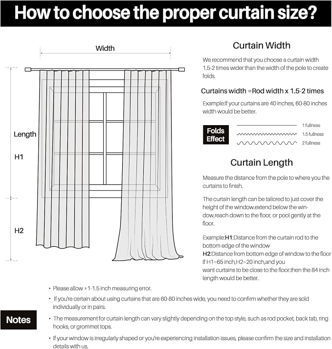 Pinch Pleated Linen Curtains 100% Blackout 108 Inches Long - Image 2