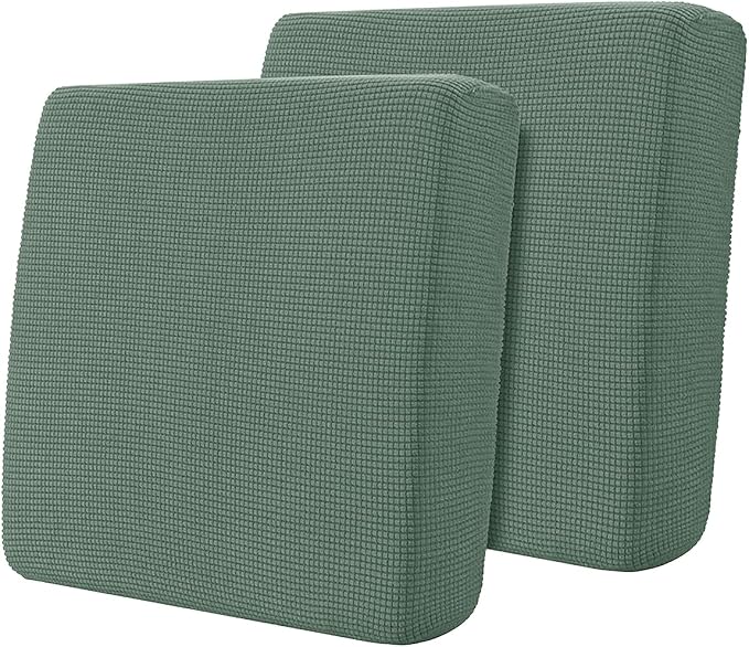 Hokway Stretch Couch Cushion Covers, 2 Piece Individual Sofa Cushion by Hokway