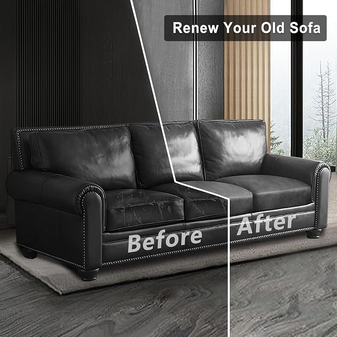 ANARACHON Leather Look Couch Cushion Covers Sofa Seat Slipcovers Sets Couches - Image 8