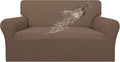 Easy-Going 100% Waterproof Loveseat Couch Cover Stretch Jacquard Sofa Cover | by Easy-Going
