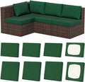 8Pcs Outdoor Cushion Covers, Stretch Patio Furniture Couch Chair Slipcovers | by VORSHAPE
