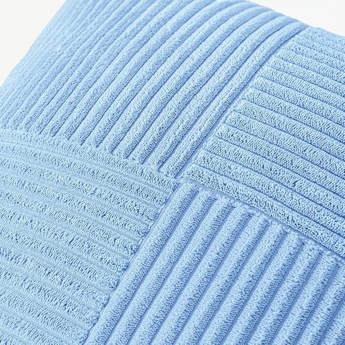 MIULEE Light Blue Decorative Throw Pillow Covers - Image 2