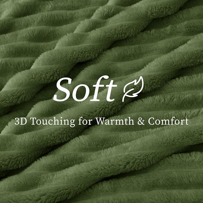 BEDELITE Ribbed Twin Blanket for Couch & Bed, Warm Yet Lightweight, Ribbed - Image 4