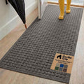 GORILLA GRIP® Ultra Absorbent Front Door Mat Outside Entrance, Traps Dirt and by Unknown