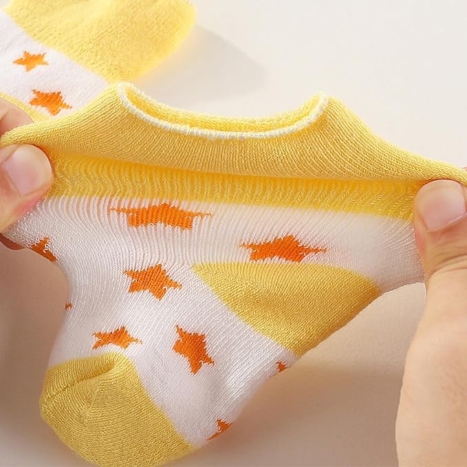 Unisex Baby Terry Socks 5-Pack for Baby boy and girl 0-12 Months Warm Cotton Socks