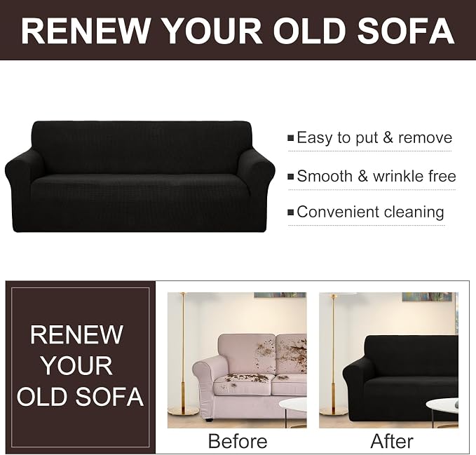 U-NICE HOME Stretch Couch Cover Slipcover - Image 5