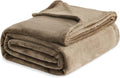 Bedsure GentleSoft Fleece Blankets King Size Camel by Unknown