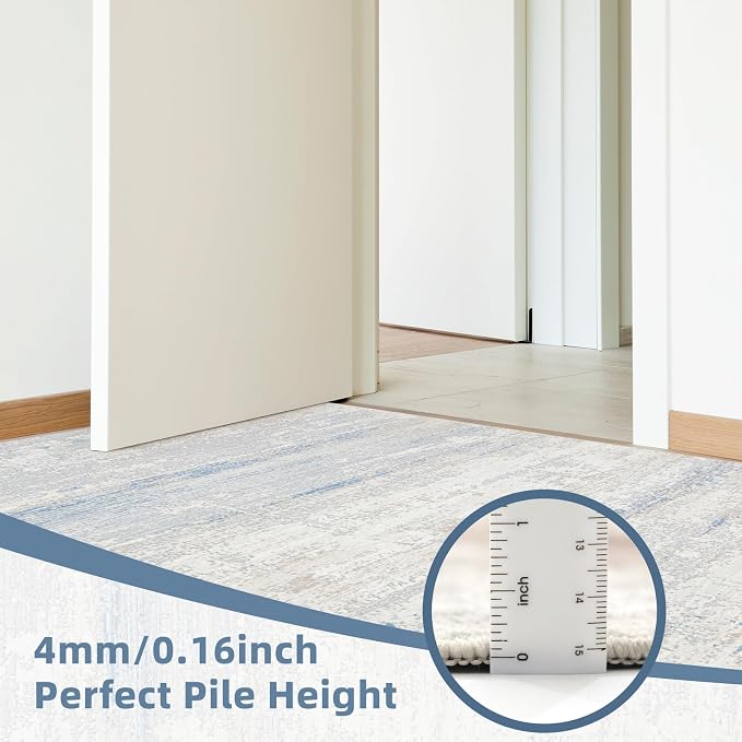 Washable Rugs 6x9 Area Rugs for Living Room, Dining Room, Kids Room | Machine - Image 9