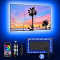 MATICOD LED Lights for TV Led Backlight, 16.4ft RGB Led Strip Lights for TV Lights Behind, USB Led Light Strip for 55-70in TV, Bluetooth APP Control Music Sync Ambient Lighting for Gaming Room