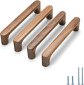Walnut Round 5 in 4 pcs Wooden Drawer Pulls Handle pulls for cabinets Kitchen Cabinet Drawer pulls Cabinet Door Pull
